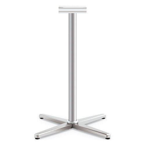 HON Arrange X-Leg Base for 42" to 48" Tops, 32w x 32d x 40h, Silver