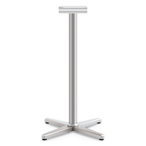 HON Arrange X-Leg Base for 30" to 36" Tops, 25.59w x 25.59d x 40h, Silver