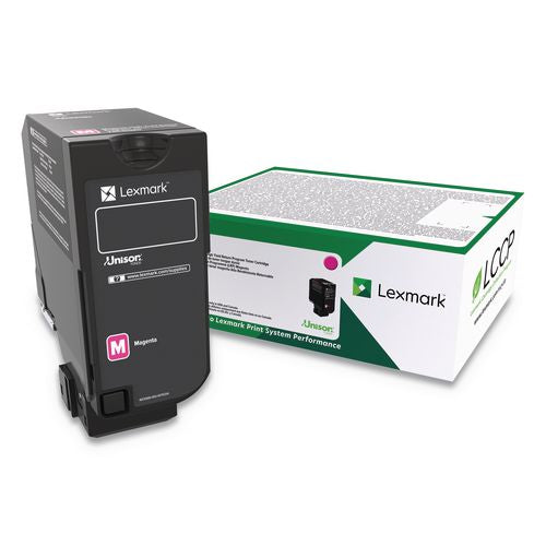 Lexmark 84C0HMG Unison High-Yield Toner, 16,000 Page-Yield, Magenta