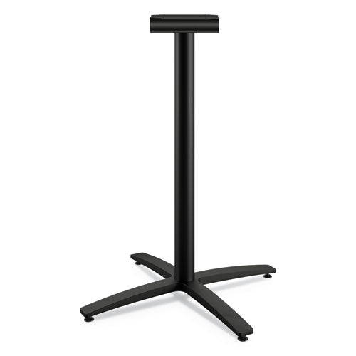 HON Between Standing-Height X-Base for 42" Table Tops, 32.68w x 41.12h, Black