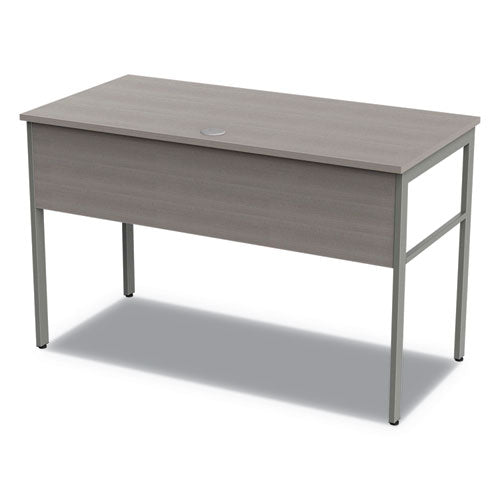 Linea Italia Urban Series Desk Workstation, 47.25" x 23.75" x 29.5", Ash