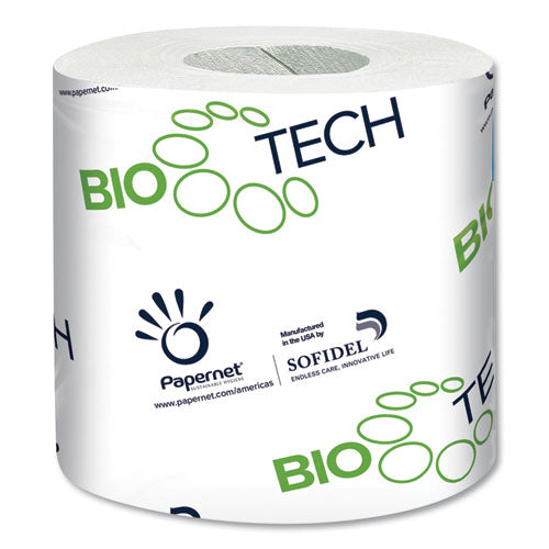 Papernet BioTech Toilet Tissue, Septic Safe, 2-Ply, White, 500 Sheets/Roll, 96 Rolls/Carton
