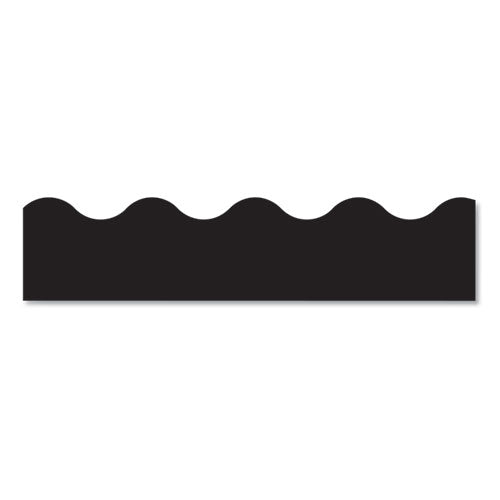 TREND Terrific Trimmers Solid Colors Board Trim, 2.25" x 39 ft, Black