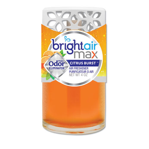 BRIGHT Air Max Scented Oil Air Freshener, Citrus Burst, 4 oz