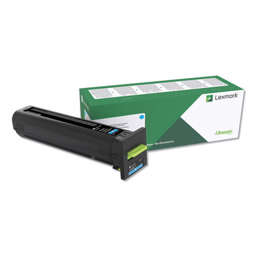 Lexmark 72K1XC0 Return Program Unison Extra High-Yield Toner, 22,000 Page-Yield, Cyan