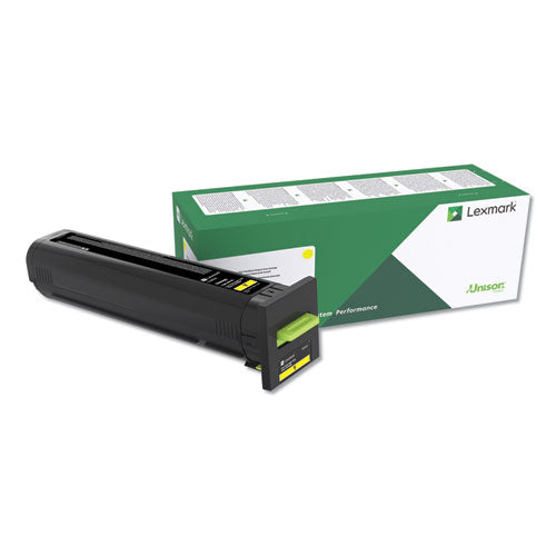 Lexmark 72K1XY0 Return Program Unison Extra High-Yield Toner, 22,000 Page-Yield, Yellow