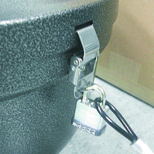 Ex-Cell Smokers' Oasis Lock Kit, 48" Plastic-Coated Steel Cable with Lock/Key