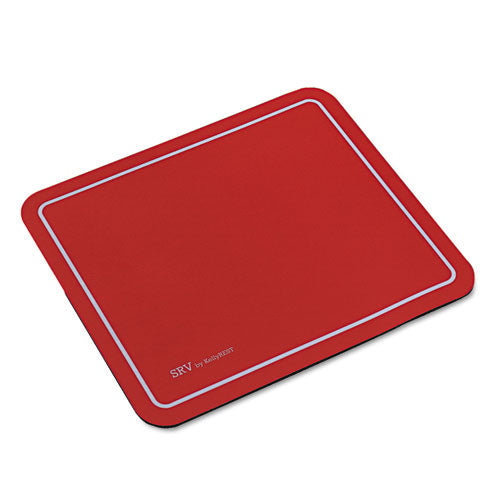 Kelly Computer Supply SRV Optical Mouse Pad, 9 x 7.75, Red
