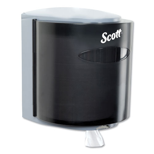 Scott Roll Center Pull Towel Dispenser, 10.3 x 9.3 x 11.9, Smoke/Gray
