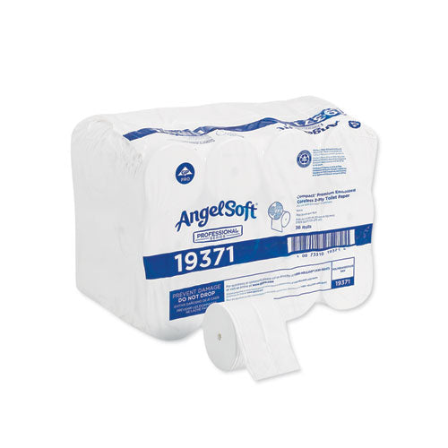 Georgia Pacific Professional Compact Coreless Bath Tissue, Septic Safe, 2-Ply, White, 750 Sheets/Roll, 36 Rolls/Carton