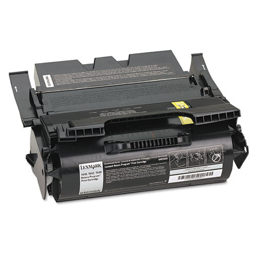 Lexmark 64015SA Return Program Toner, 6,000 Page-Yield, Black