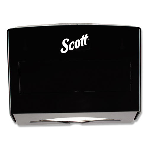 Scott Scottfold Folded Towel Dispenser, 10.75 x 4.75 x 9, Black