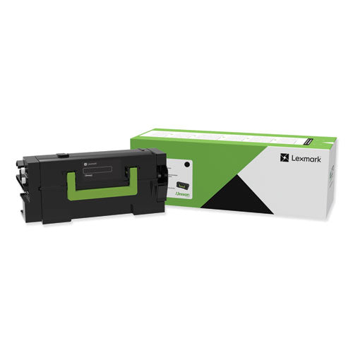 Lexmark 58D1U0N Ultra High-Yield Toner, 55,000 Page-Yield, Black