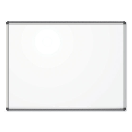 U Brands PINIT Magnetic Dry Erase Board, 48" x 36" (Actual Size: 47" x 35"), White Surface, Satin Aluminum Frame