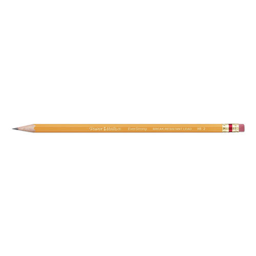 Paper Mate EverStrong #2 Pre-Sharpened Woodcase Pencils, HB (#2), Black Lead, Yellow Barrel, 24/Pack