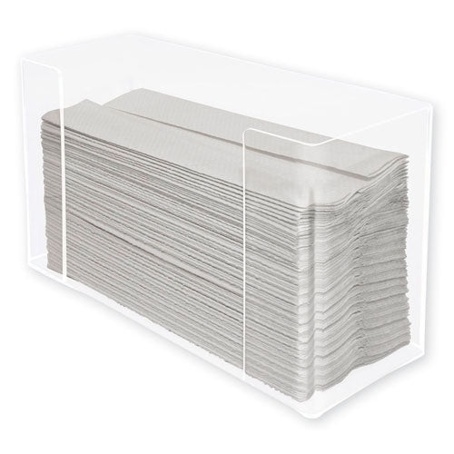 Kantek Multifold Paper Towel Dispenser, 11.5 x 4.2 x 6.75, Clear