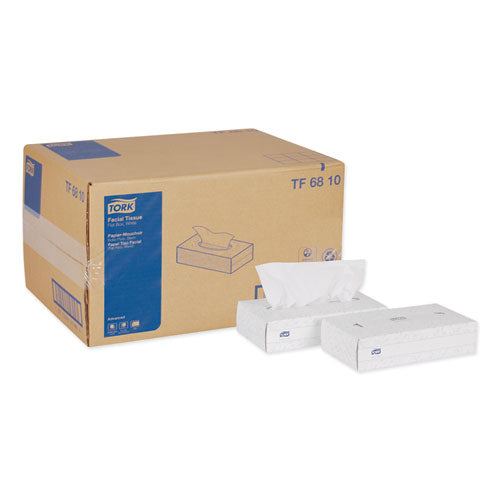 Tork Advanced Facial Tissue, Flat Box, 2-Ply, White, 100 Sheets/Box, 30 Boxes/Carton