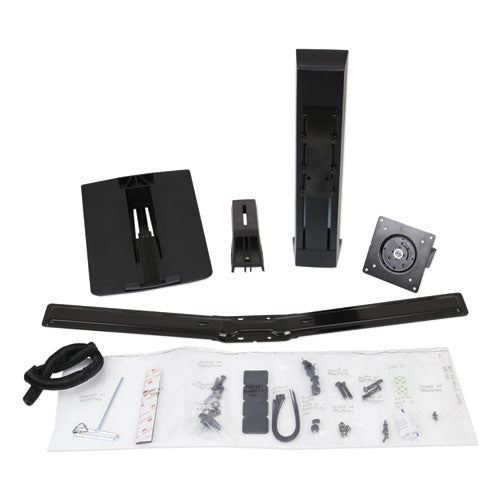 WorkFit by Ergotron Monitor Riser for 24" Monitors, 30 Degree Tilt, Black, Supports 16 lb