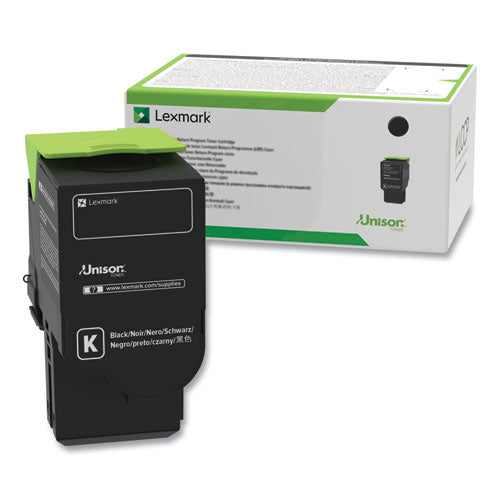 Lexmark 78C1XKE Extra High-Yield Toner, 8,500 Page-Yield, Black