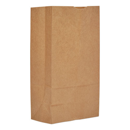 Ross & Wallace Paper Products Grocery Paper Bags, 12# Size, 40# Basis Weight, 7" x 4.38" x 13.75", Kraft, 500/Bundle