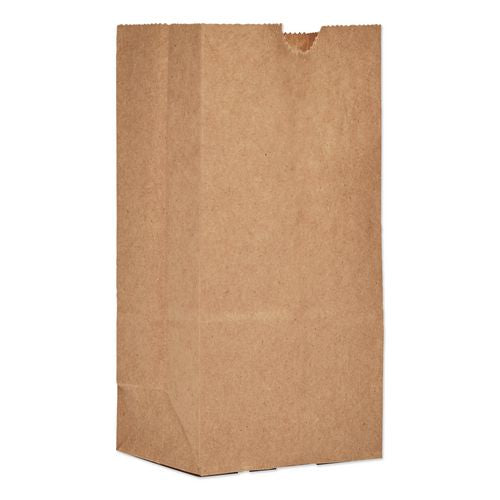 Ross & Wallace Paper Products Grocery Paper Bags, 1# Size, 30# Basis Weight, 3.5" x 2.25" x 6.63", Kraft, 500/Bundle