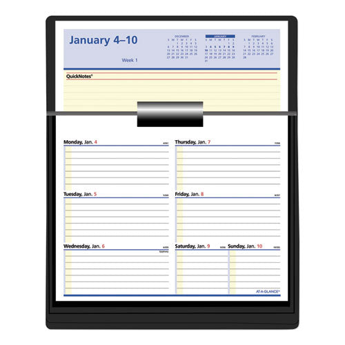 AT-A-GLANCE Flip-A-Week Desk Calendar Refill with QuickNotes, 7 x 6, White Sheets, 12-Month (Jan to Dec): 2026