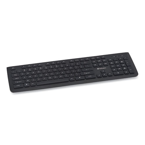 Verbatim Wireless Slim Keyboard, 103 Keys, Black