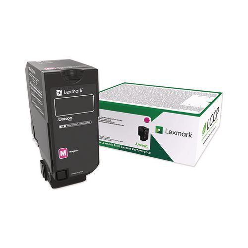 Lexmark 74C00MG Return Program Toner, 3,000 Page-Yield, Magenta