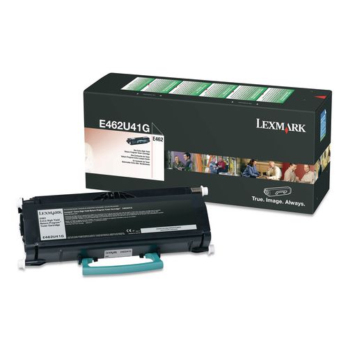 Lexmark E462U41G Return Program Extra High-Yield Toner, 18,000 Page-Yield, Black