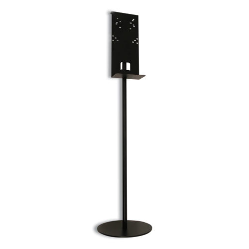 Vulcan Hand Sanitizer Stand, 12" dia x 48" h, Black