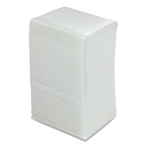 HOSPECO Easy Task F310 Wiper, Quarterfold, 1-Ply, 10 x 13, White, Zipper Bag, 175/Bag, 6 Bags/Carton
