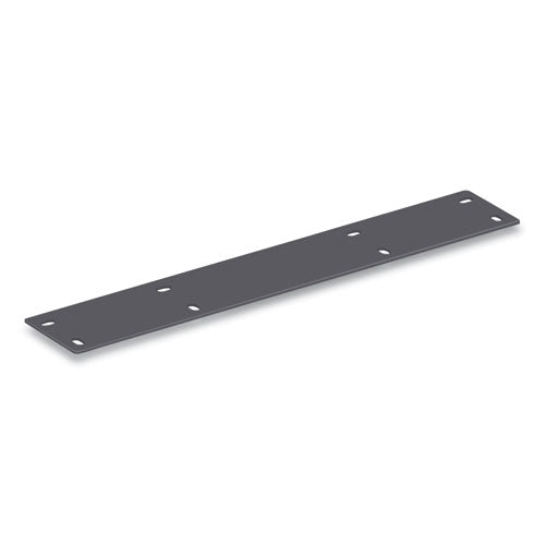 HON Mod Flat Bracket to Join 24"d Worksurfaces to 30"d Worksurfaces to Create an L-Station, Graphite