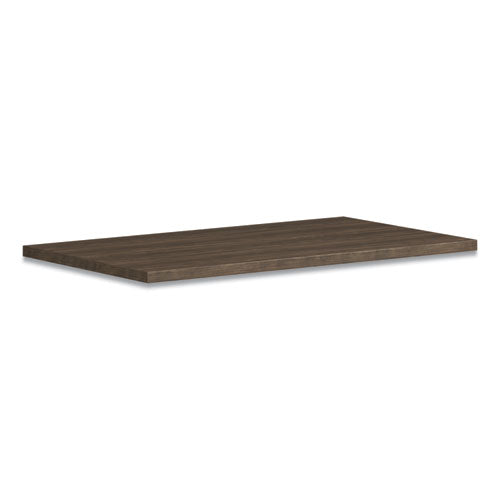 HON Coze Writing Desk Worksurface, Rectangular, 42" x 24", Florence Walnut