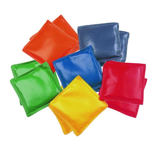 Champion Sports Bean Bag Set, Vinyl, 4", Assorted Colors, 12/Box