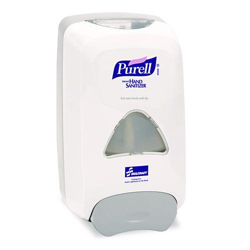 AbilityOne 4510015512866, SKILCRAFT PURELL Instant Hand Sanitizer Foam Dispenser, 1,200 mL, 6.1 x 5.1 x 10.6, Dove Gray, 6/Box