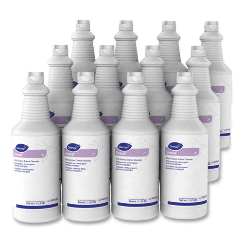 Diversey Emerel Multi-Surface Creme Cleanser, Fresh Scent, 32 oz Bottle, 12/Carton