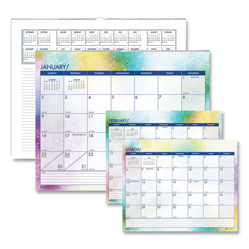 House of Doolittle Recycled Cosmos Wall Calendar, Night Sky Artwork, 14.88 x 12, White/Multicolor Sheets, 12-Month (Jan to Dec): 2026