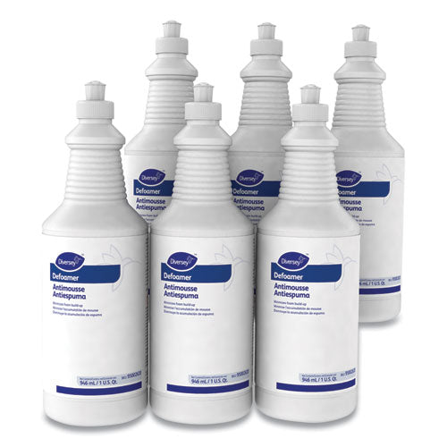 Diversey Defoamer/Carpet Cleaner, Cream, Unscented, 32 oz Squeeze Bottle