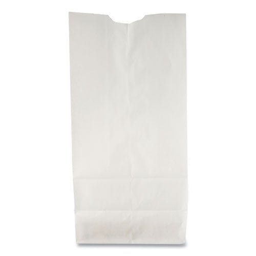 Ross & Wallace Paper Products Grocery Paper Bags, 6# Size, 35# Basis Weight, 5.88" x 3.63" x 11", White, 500/Bundle