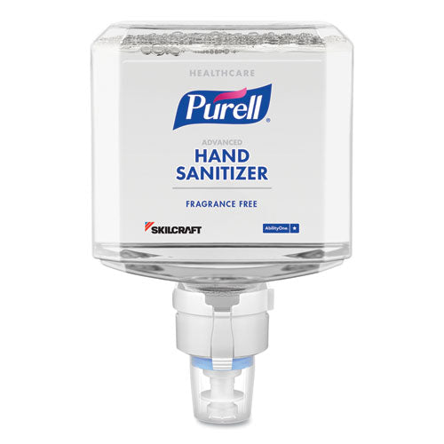 AbilityOne 6508016941820 SKILCRAFT PURELL Healthcare Gentle and Free Foam Hand Sanitizer Refill, 1,200 mL, Unscented, 2/Box