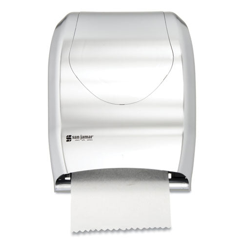 San Jamar Tear-N-Dry Touchless Roll Towel Dispenser, 16.75 x 10 x 12.5, Silver