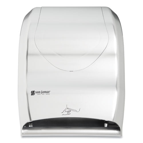 San Jamar Smart System with iQ Sensor Towel Dispenser, 16.5 x 9.75 x 12, Silver