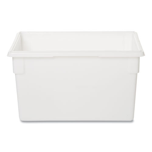 Rubbermaid Commercial Food/Tote Boxes, 21.5 gal, 26 x 18 x 15, White, Plastic
