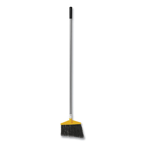 Rubbermaid Commercial Angled Large Broom, 48.78" Length, Silver/Gray