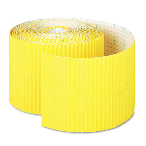 Pacon Bordette Decorative Border, 2.25" x 50 ft, Canary