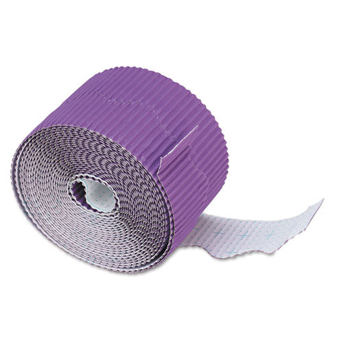 Pacon Bordette Decorative Border, 2.25" x 50 ft, Violet