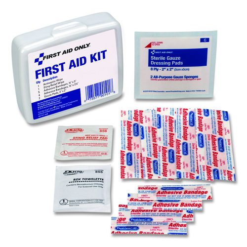 PhysiciansCare by First Aid Only First Aid On the Go Kit, Mini, 13 Pieces, Plastic Case