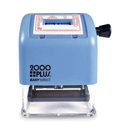 COSCO 2000PLUS ES Dater, PAID + Date, 1 x 1.81, Red