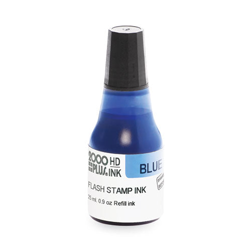 COSCO 2000PLUS Pre-Ink High Definition Refill Ink, Blue, 0.9 oz Bottle, Blue