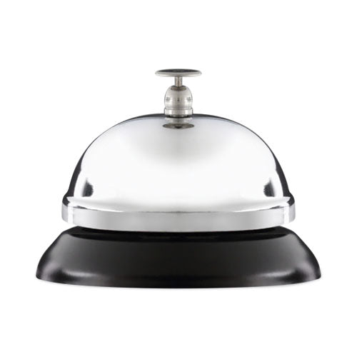 Universal Call Bell, 3.38" Diameter, Brushed Nickel